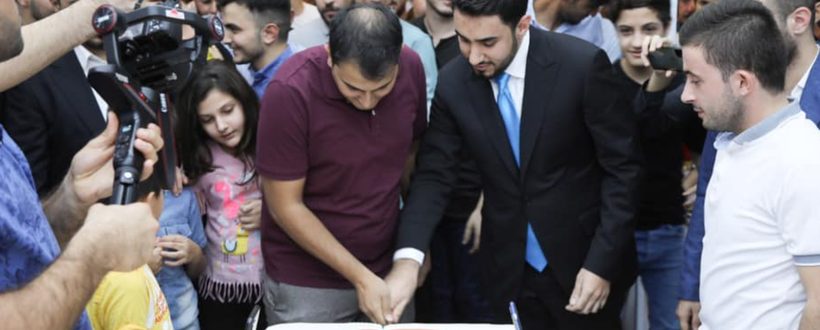 Opening of the 5th Xiaomi showroom in Iraq, in Kirkuk